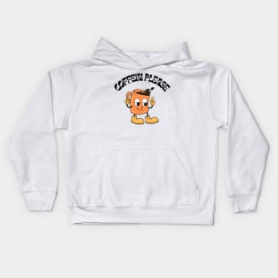 Coffein please t-shirt Kids Hoodie